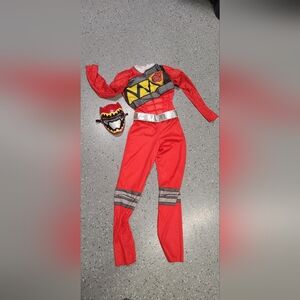 Red Dinosaur Ranger Kids Costume